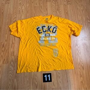 Men’s retro Ecko Unlimited Yellow T-Shirt 3XL